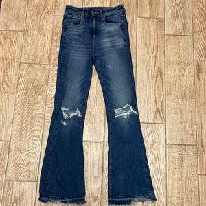 American eagle boho flare jeans